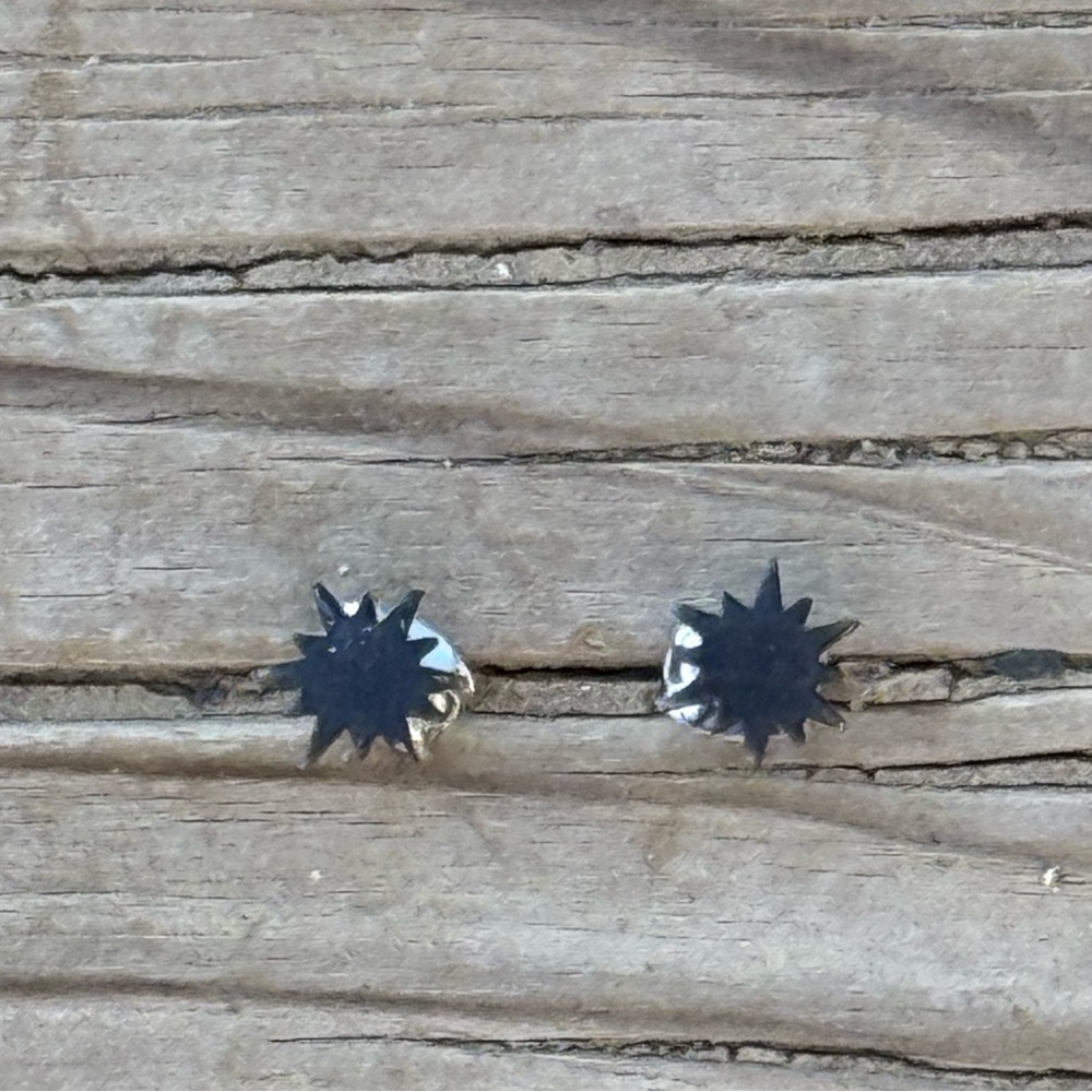 Bundle 3 for 50% off 1980s Deadstock Sterling Splat Post Earrings